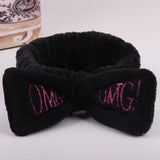 Dropshipping 2019 New Arrival Women Head Wrap Soft Coral Fleece Makeup Headband Washing Face Turban OMG Bow Hairband Hair Turban