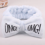 Dropshipping 2019 New Arrival Women Head Wrap Soft Coral Fleece Makeup Headband Washing Face Turban OMG Bow Hairband Hair Turban
