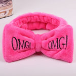 Dropshipping 2019 New Arrival Women Head Wrap Soft Coral Fleece Makeup Headband Washing Face Turban OMG Bow Hairband Hair Turban