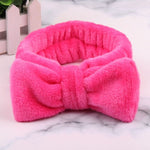 Dropshipping 2019 New Arrival Women Head Wrap Soft Coral Fleece Makeup Headband Washing Face Turban OMG Bow Hairband Hair Turban