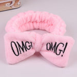 Dropshipping 2019 New Arrival Women Head Wrap Soft Coral Fleece Makeup Headband Washing Face Turban OMG Bow Hairband Hair Turban