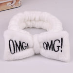 Dropshipping 2019 New Arrival Women Head Wrap Soft Coral Fleece Makeup Headband Washing Face Turban OMG Bow Hairband Hair Turban
