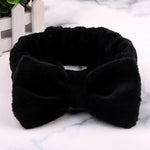 Dropshipping 2019 New Arrival Women Head Wrap Soft Coral Fleece Makeup Headband Washing Face Turban OMG Bow Hairband Hair Turban