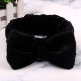 Dropshipping 2019 New Arrival Women Head Wrap Soft Coral Fleece Makeup Headband Washing Face Turban OMG Bow Hairband Hair Turban