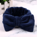 Dropshipping 2019 New Arrival Women Head Wrap Soft Coral Fleece Makeup Headband Washing Face Turban OMG Bow Hairband Hair Turban