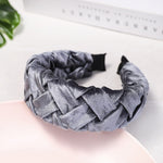 Winter Vintage Bohemian Velvet Braided Headband Knitted Hairband Hair Accessories