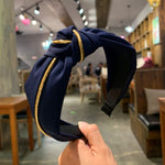 2019 New Hairband Turban for Women Phnom Penh Inlay Hair Accessories Wide Side Vintage Headband Headwear