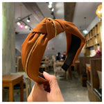 2019 New Hairband Turban for Women Phnom Penh Inlay Hair Accessories Wide Side Vintage Headband Headwear