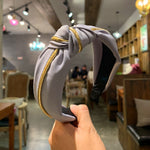 2019 New Hairband Turban for Women Phnom Penh Inlay Hair Accessories Wide Side Vintage Headband Headwear