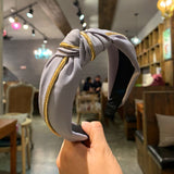 2019 New Hairband Turban for Women Phnom Penh Inlay Hair Accessories Wide Side Vintage Headband Headwear