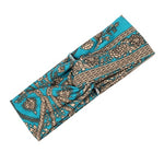 Women Bohemian Vintage Hair Bands Beach Twist Turban Knot Headband Elastic Hair Accessories
