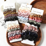 Free shipping fashion ins winter women basic scrunchies girl's hair bands Ponytail Holder Hair accessories