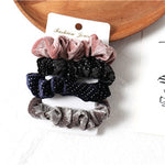 Free shipping fashion ins winter women basic scrunchies girl's hair bands Ponytail Holder Hair accessories
