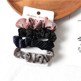 Free shipping fashion ins winter women basic scrunchies girl's hair bands Ponytail Holder Hair accessories