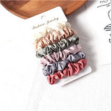 Free shipping fashion ins winter women basic scrunchies girl's hair bands Ponytail Holder Hair accessories