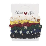 Free shipping fashion ins winter women basic scrunchies girl's hair bands Ponytail Holder Hair accessories