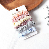 Free shipping fashion ins winter women basic scrunchies girl's hair bands Ponytail Holder Hair accessories
