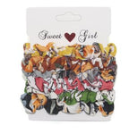 Free shipping fashion ins winter women basic scrunchies girl's hair bands Ponytail Holder Hair accessories