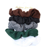 Free shipping fashion ins winter women basic scrunchies girl's hair bands Ponytail Holder Hair accessories