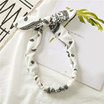Women Sweet Hair Bands Print Headbands Retro Hair Accessories Cross Turban Bandage Bandanas Hairband Headwrap Summer Headwear