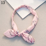 Women Sweet Hair Bands Print Headbands Retro Hair Accessories Cross Turban Bandage Bandanas Hairband Headwrap Summer Headwear