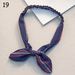 Women Sweet Hair Bands Print Headbands Retro Hair Accessories Cross Turban Bandage Bandanas Hairband Headwrap Summer Headwear