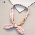 Women Sweet Hair Bands Print Headbands Retro Hair Accessories Cross Turban Bandage Bandanas Hairband Headwrap Summer Headwear