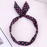 Women Sweet Hair Bands Print Headbands Retro Hair Accessories Cross Turban Bandage Bandanas Hairband Headwrap Summer Headwear