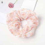 Korean Women Hearwear Girls Hair Tie Striped Lady Scrunchies Ponytail Hair Female Holder Rope Pineapple Print Hair Accessories