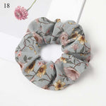Korean Women Hearwear Girls Hair Tie Striped Lady Scrunchies Ponytail Hair Female Holder Rope Pineapple Print Hair Accessories