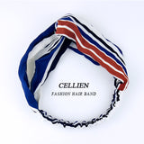 2020 NEW Hair Accessories for Women Girls Hair Bands Print Headbands Vintage Cross Turban Scarf Bandage повязка на голову DS02