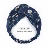 2020 NEW Hair Accessories for Women Girls Hair Bands Print Headbands Vintage Cross Turban Scarf Bandage повязка на голову DS02