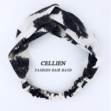 2020 NEW Hair Accessories for Women Girls Hair Bands Print Headbands Vintage Cross Turban Scarf Bandage повязка на голову DS02