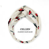 2020 NEW Hair Accessories for Women Girls Hair Bands Print Headbands Vintage Cross Turban Scarf Bandage повязка на голову DS02