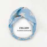 2020 NEW Hair Accessories for Women Girls Hair Bands Print Headbands Vintage Cross Turban Scarf Bandage повязка на голову DS02