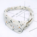 Fashion Women Girls Summer Bohemian Hair Bands Print Headbands Vintage Cross Turban Bandage Bandanas HairBands Hair Accessories