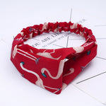 Fashion Women Girls Summer Bohemian Hair Bands Print Headbands Vintage Cross Turban Bandage Bandanas HairBands Hair Accessories