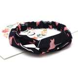 Fashion Women Girls Summer Bohemian Hair Bands Print Headbands Vintage Cross Turban Bandage Bandanas HairBands Hair Accessories