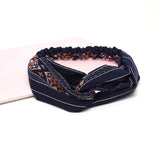 Fashion Women Girls Summer Bohemian Hair Bands Print Headbands Vintage Cross Turban Bandage Bandanas HairBands Hair Accessories