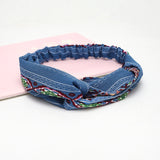 Fashion Women Girls Summer Bohemian Hair Bands Print Headbands Vintage Cross Turban Bandage Bandanas HairBands Hair Accessories