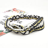 Fashion Women Girls Summer Bohemian Hair Bands Print Headbands Vintage Cross Turban Bandage Bandanas HairBands Hair Accessories