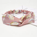 Fashion Women Girls Summer Bohemian Hair Bands Print Headbands Vintage Cross Turban Bandage Bandanas HairBands Hair Accessories