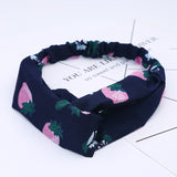 Fashion Women Girls Summer Bohemian Hair Bands Print Headbands Vintage Cross Turban Bandage Bandanas HairBands Hair Accessories