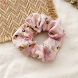 Korean Women Hearwear Girls Hair Tie Striped Lady Scrunchies Ponytail Hair Female Holder Rope Pineapple Print Hair Accessories