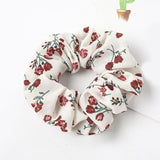 Korean Women Hearwear Girls Hair Tie Striped Lady Scrunchies Ponytail Hair Female Holder Rope Pineapple Print Hair Accessories