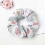 Korean Women Hearwear Girls Hair Tie Striped Lady Scrunchies Ponytail Hair Female Holder Rope Pineapple Print Hair Accessories