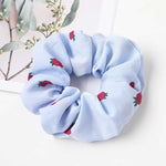 Korean Women Hearwear Girls Hair Tie Striped Lady Scrunchies Ponytail Hair Female Holder Rope Pineapple Print Hair Accessories