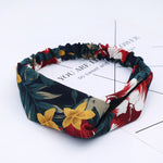 Colorful elastic hair band Wrap Plaid Knot Headband Hair band for Women bandana Girls Striped Headwear Gift hair band headband