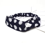 Colorful elastic hair band Wrap Plaid Knot Headband Hair band for Women bandana Girls Striped Headwear Gift hair band headband