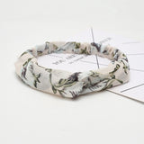 Colorful elastic hair band Wrap Plaid Knot Headband Hair band for Women bandana Girls Striped Headwear Gift hair band headband